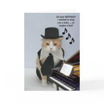 Customizable Funny Cat Greeting Card