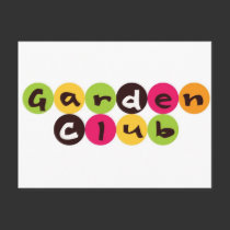 Customizable Garden Club postcards by jgh96sbc Customizable Garden Club postcards