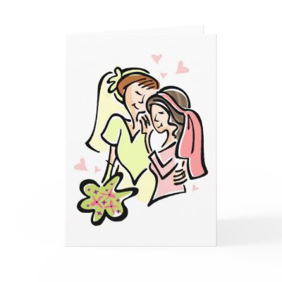 Customizable Gay Lesbian Wedding Cards