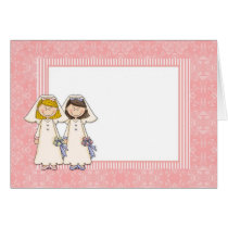 Customizable Gay Women Wedding Cards (10)