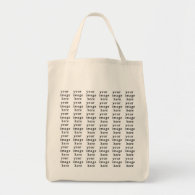 Customizable Gifts | Design Your Own Grocery Tote Bag