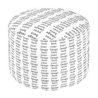 Customizable Gifts | Design Your Own Round Pouf