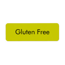 Customizable GLUTEN FREE Bakery Labels labels