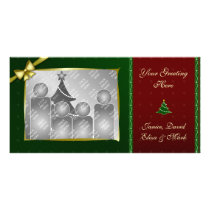 Customizable Gold Finish Photocard