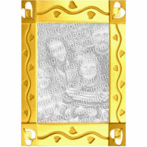 Customizable Golden Frame Photo Sculpture photo sculptures by elenaind Customizable Golden Frame Photo Sculpture photo sculptures