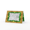 Customizable Golden Photo Frame Card