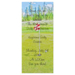Customizable Golf day program Custom Rack Card