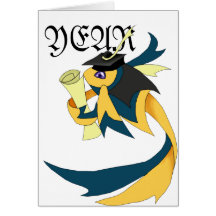 Customizable Graduation Fish Greeting Card