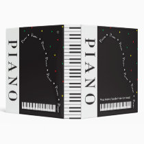 Customizable Grand Piano 1.5" Binder binders