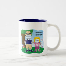 Customizable Grandpa's Girl Mugs