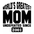 Customizable Greatest Mom Ladies Baby Doll Fitted T-Shirt