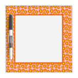 Customizable Groovy Daisies Dry Erase Whiteboard