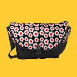 Customizable Groovy Daisies messenger bags
