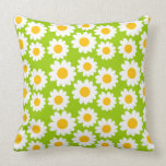 Customizable Groovy Daisies pillows