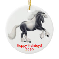 Customizable Gypsy Horse Ornament