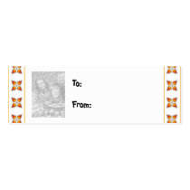 Customizable Halloween Photo Gift Tag business cards