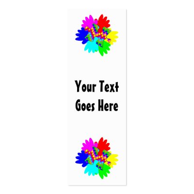 Customizable Hands And Puzzling Puzzle Piece Business Card by awareness