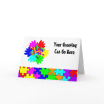 Customizable Hands And Puzzling Puzzle Piece cards