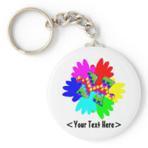 Customizable Hands And Puzzling Puzzle Piece keychains