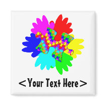 Customizable Hands And Puzzling Puzzle Piece magnets by awareness Customizable Hands And Puzzling Puzzle Piece magnets
