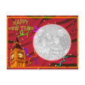 Customizable Happy New Year Postcard by elenaind Customizable Happy New Year Postcard