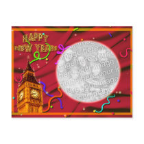 Customizable Happy New Year Postcard