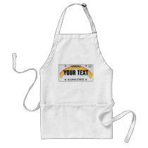 (Customizable) Hawaiian License Plate Apron