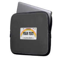 (Customizable) Hawaiian License Plate Computer Sleeves