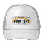 (Customizable) Hawaiian License Plate Mesh Hats