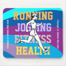Customizable Health and Fitness mousepads