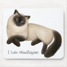 Customizable Himalayan Cat Mousepad