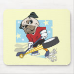 Customizable Hockey Pug Mouse Mats