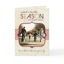 Customizable Holiday Photo Card