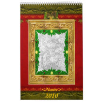Customizable Holidays Photo Frames 2010 Calendar