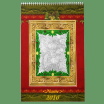 Customizable Holidays Photo Frames 2010 Calendar by elenaind Customizable Holidays Photo Frames 2010 Calendar