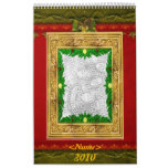 Customizable Holidays Photo Frames 2010 Calendar