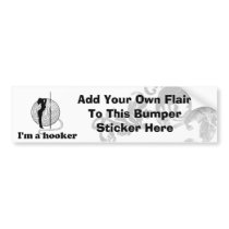 Customizable Hooker Bumper Sticker bumper stickers