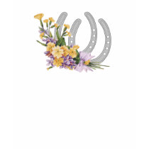 Customizable Horseshoes Floral t-Shirt
