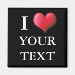 Customizable I Heart Magnet 0004