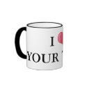 Customizable I Heart Mug 0001