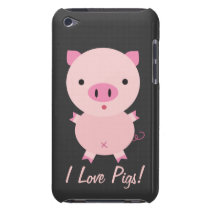 Customizable I Love Pigs iPod Case iPod Touch Cases at Zazzle