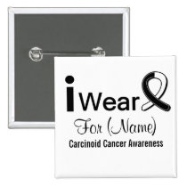 Customizable I Wear a Carcinoid Cancer Ribbon Pins