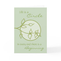 Customizable In Our Thoughts / Prayers Sympathy Greeting Cards
