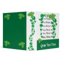 Customizable Irish Album Binder binder