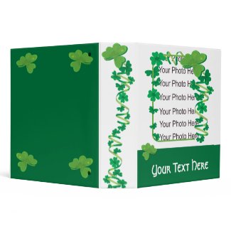 Customizable Irish Album Binder binder