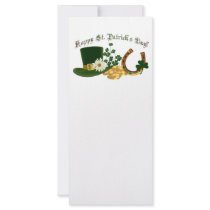 CUSTOMIZABLE Irish St. Patrick's Design Full Color Rack Card