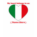 Customizable Italy T-shirt by ValentinesDayTshirts Customizable Italy T-shirt