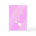 Customizable "It's a Girl !!" Card by AtlantianKing Customizable "It's a Girl !!" Card