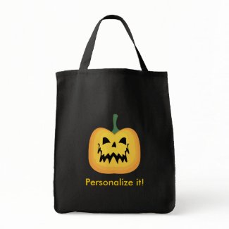 pumpkin tote bag