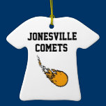 Customizable Jonesville Comet Ornament ornaments